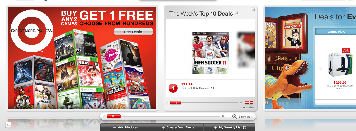 Target b2g1 video shop games